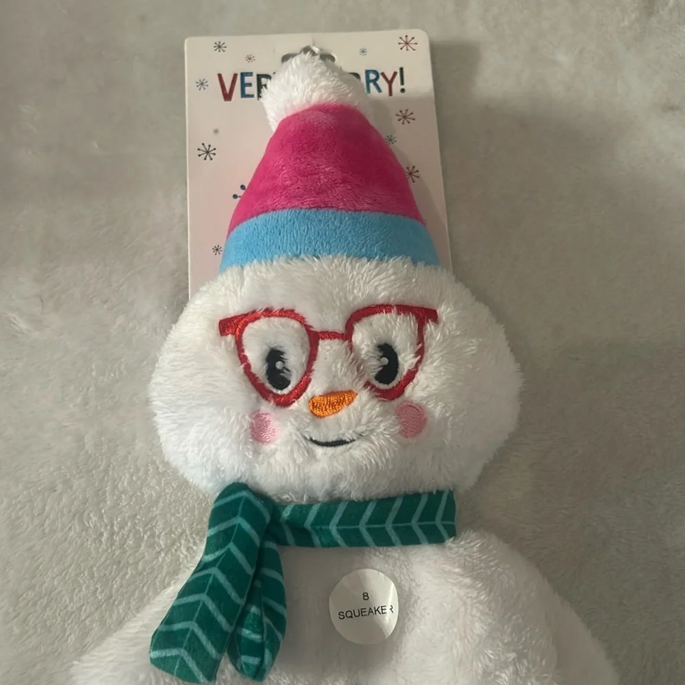 Vera Bradley Snowman Dog Toy